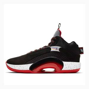 Nike Bred Basketsko Air Jordan 35 Herre Svarte Rød Hvite | JD-453LK