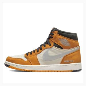 Nike Element Gore-Tex Basketsko Air Jordan 1 Herre Gul Svarte | JD-350DL