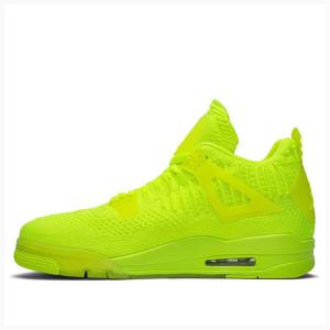 Nike Flyknit Volt Basketsko Air Jordan 4 Herre Grønn | JD-340YT