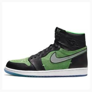 Nike HI Zoom Air Rage Basketsko Air Jordan 1 Herre Grønn Svarte | JD-458QI