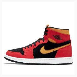 Nike High Zoom Air CMFT Chile Basketsko Air Jordan 1 Herre Rød Gul | JD-490BT