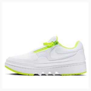 Nike Jester Low Joggesko Air Jordan Dame Hvite Grønn | JD-234QB