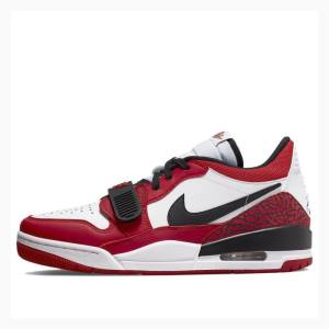 Nike Legacy 312 Low Chicago Joggesko Air Jordan Herre Hvite Rød Svarte | JD-856UA