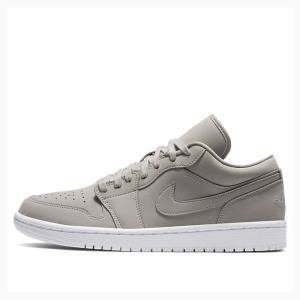 Nike Low Joggesko Air Jordan 1 Dame Grå | JD-614WA