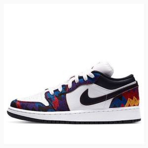 Nike Low SE 'Nothing But Net' Joggesko Air Jordan 1 Herre Multicolor | JD-641JL