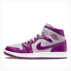 Nike Mid Magenta Basketsko Air Jordan 1 Dame Lilla | JD-086UY