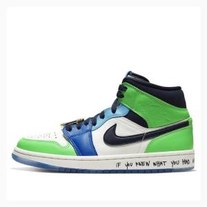 Nike Mid Melody Eshani - Fearless Basketsko Air Jordan 1 Dame Multicolor | JD-432NI