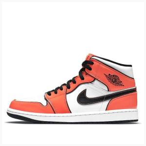 Nike Mid SE Turf Basketsko Air Jordan 1 Herre Oransje | JD-423VL