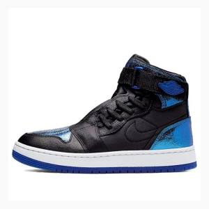 Nike Nova XX Game Royal Basketsko Air Jordan 1 Dame Svarte Blå | JD-618JT