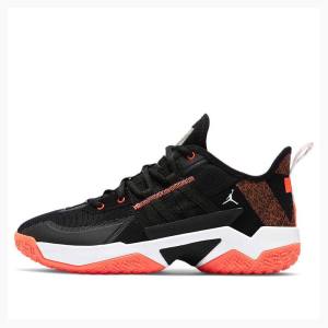 Nike One Take 2 PF Russell Westbrook2 Konkurranse Basketsko Air Jordan Herre Svarte Oransje Hvite | JD-038SU