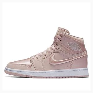 Nike RET High SOH Silt Basketsko Air Jordan 1 Dame Rosa | JD-235WX