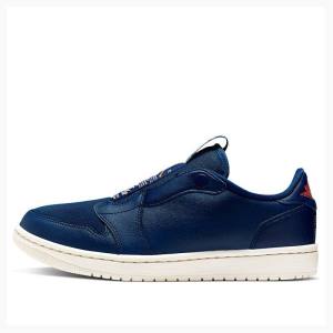 Nike RET Low SLIP JORDAN LEGACY Joggesko Air Jordan 1 Dame Marineblå | JD-492QI