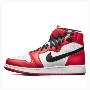 Nike Rebel XX OG Chicago Basketsko Air Jordan 1 Dame Hvite Rød Svarte | JD-485DJ