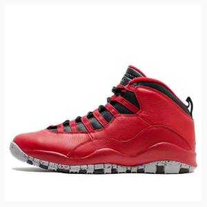 Nike Retro 30TH Bulls Over Broadway Basketsko Air Jordan 10 Herre Rød Svarte | JD-843HQ