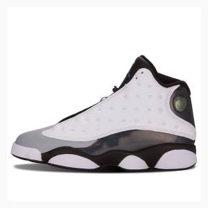 Nike Retro Barons Hologram Basketsko Air Jordan 13 Herre Hvite Svarte | JD-207VD