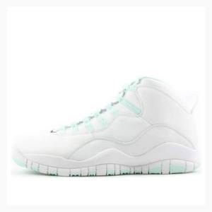 Nike Retro Basketsko Air Jordan 10 Dame Hvite | JD-564HY