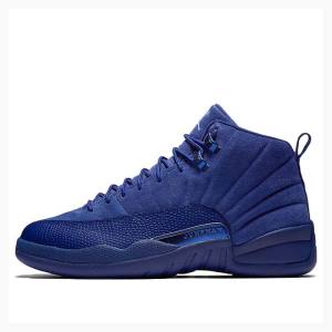 Nike Retro Basketsko Air Jordan 12 Herre Mørke Blå | JD-301IN