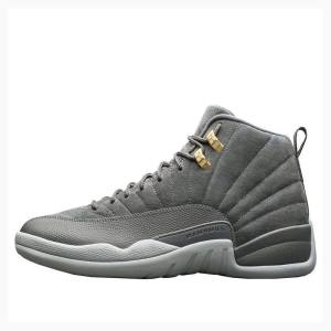 Nike Retro Basketsko Air Jordan 12 Herre Mørke Grå | JD-843YP