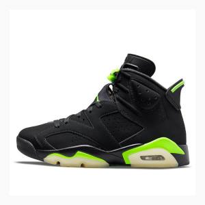 Nike Retro Electric Basketsko Air Jordan 6 Herre Svarte Grønn | JD-759KD