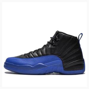 Nike Retro Game Basketsko Air Jordan 12 Herre Svarte Blå | JD-748AN