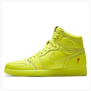 Nike Retro HI OG G8RD Gatorade Basketsko Air Jordan 1 Herre Gul Grønn | JD-467IL