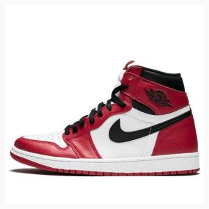 Nike Retro High OG Chicago Basketsko Air Jordan 1 Herre Rød Svarte | JD-751EA