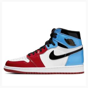 Nike Retro High OG Fearless UNC Chicago Basketsko Air Jordan 1 Herre Hvite Rød Blå | JD-098IR