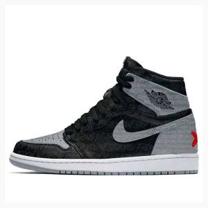 Nike Retro High OG Rebellionaire Basketsko Air Jordan 1 Herre Svarte Grå | JD-819QH