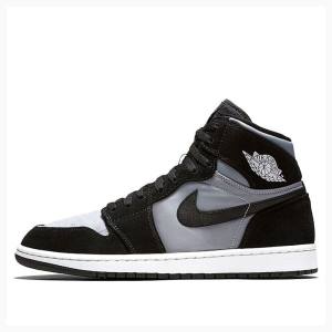 Nike Retro High PREM Basketsko Air Jordan 1 Herre Grå Svarte | JD-804BE