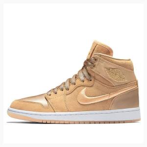 Nike Retro High SOH Ice Peach Basketsko Air Jordan 1 Dame Gull | JD-357DQ