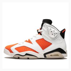 Nike Retro Like Mike - Gatorade Basketsko Air Jordan 6 Herre Hvite Oransje | JD-315MP