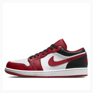 Nike Retro Low Gym Joggesko Air Jordan 1 Herre Rød Svarte | JD-581WU