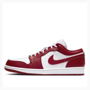 Nike Retro Low Gym Joggesko Air Jordan 1 Herre Rød | JD-840ZV