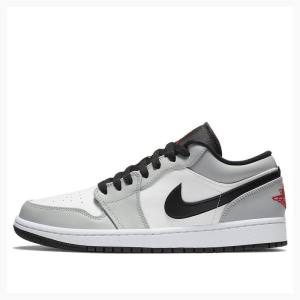 Nike Retro Low Light Smoke Joggesko Air Jordan 1 Herre Grå | JD-102PM