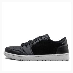 Nike Retro Low NS Sail Joggesko Air Jordan 1 Dame Svarte | JD-760SH