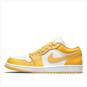 Nike Retro Low Pollen Joggesko Air Jordan 1 Herre Gul | JD-624NH