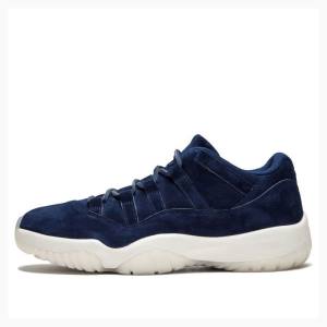 Nike Retro Low Re2pect Joggesko Air Jordan 11 Herre Mørke Blå | JD-869AI