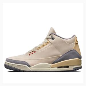 Nike Retro Muslin Basketsko Air Jordan 3 Herre Beige | JD-071NA