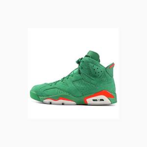 Nike Retro NRG G8RD Gatorade - Semsket Skinn Basketsko Air Jordan 6 Herre Grønn | JD-857LG