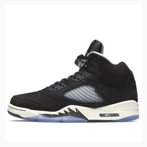 Nike Retro Oreo Basketsko Air Jordan 5 Herre Svarte Hvite | JD-360XI