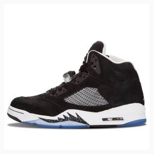 Nike Retro Oreo Basketsko Air Jordan 5 Herre Svarte | JD-390LX