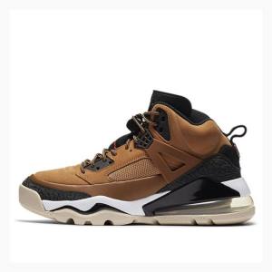 Nike Spizike 270 Boot Wheat Basketsko Air Jordan Herre Svarte Brune | JD-623AC