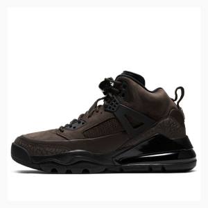 Nike Spizike 270 Dark Brown Basketsko Air Jordan Herre Mørke Brune Svarte | JD-156HN