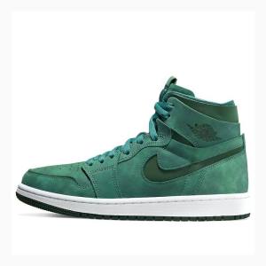 Nike Zoom Air CMFT Basketsko Air Jordan 1 Dame Grønn | JD-384GY