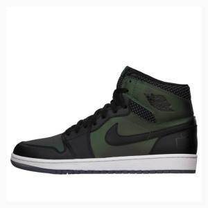 Nike x SB Skateboard 'Craig Stecyk' Basketsko Air Jordan 1 Herre Svarte Sølv | JD-643PJ