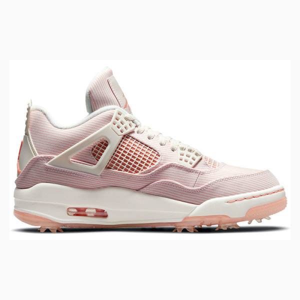 Nike Golf Apricot Agate Basketsko Air Jordan 4 Herre Rosa | JD-305ST