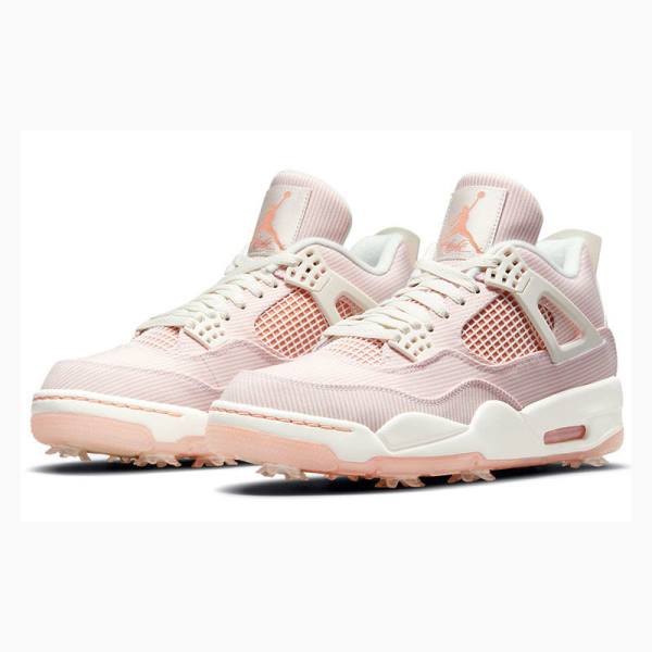 Nike Golf Apricot Agate Basketsko Air Jordan 4 Herre Rosa | JD-305ST