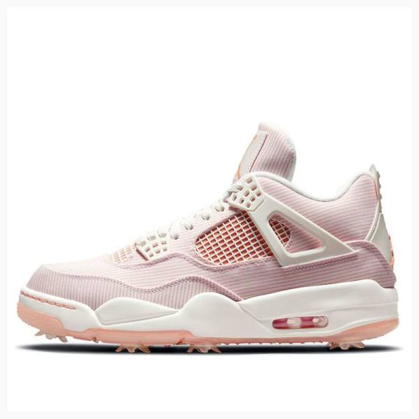 Nike Golf Apricot Agate Basketsko Air Jordan 4 Herre Rosa | JD-305ST