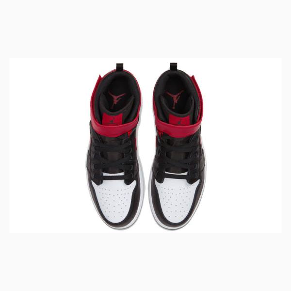 Nike High Flyease Black Gym Red Basketsko Air Jordan 1 Herre Rød Svarte | JD-208FE