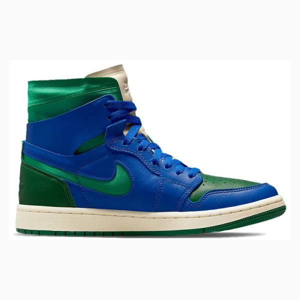 Nike High Zoom CMFT Aleali May Basketsko Air Jordan 1 Dame Blå Grønn | JD-078OY